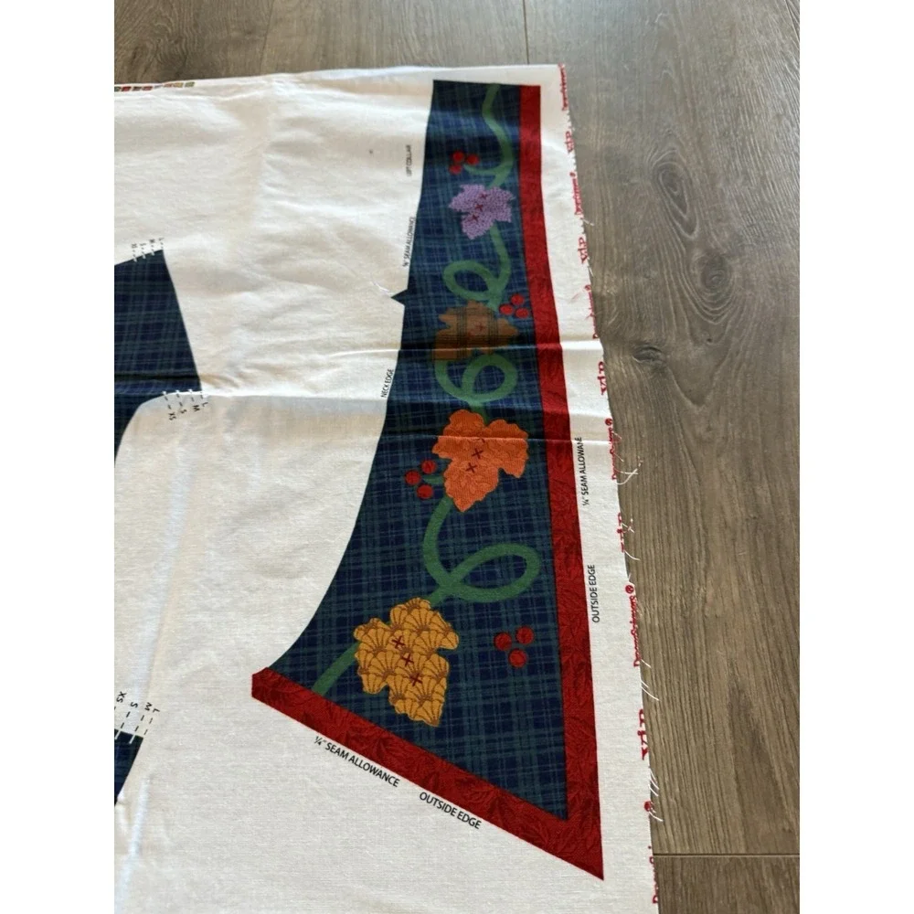 Vintage Dream Spinners VIP Cranston Fabric Panel Harvest Vest Cotton Material‎